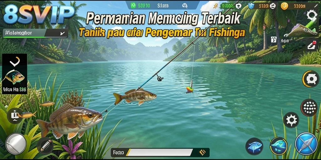 Tampilan gameplay menarik dalam 8SVIP dengan suasana memancing yang mendebarkan.