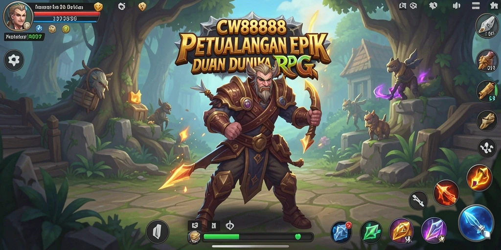 Tampilan gameplay mendebarkan dalam CW8888 dengan grafis RPG yang memukau.