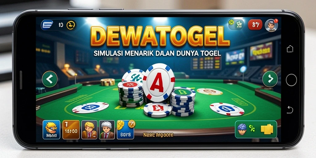 Tampilan gameplay DEWATOGEL yang menarik dan interaktif