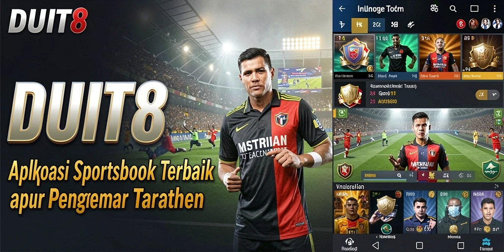 Tampilan menarik dari gameplay Sportsbook di DUIT8.