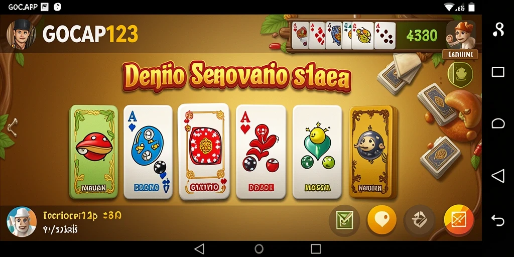 Tampilan gameplay seru GOCAP123 dalam permainan Domino.