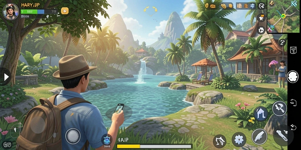 Tampilan gameplay Casual yang penuh warna dan menyenangkan.