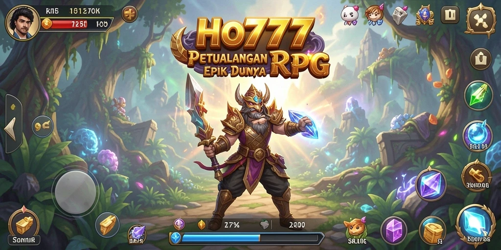 Gameplay menarik dalam dunia RPG yang memukau.