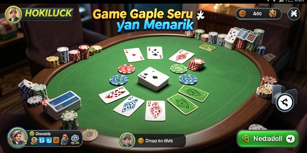 Tampilan gameplay HOKILUCK yang seru dan interaktif.