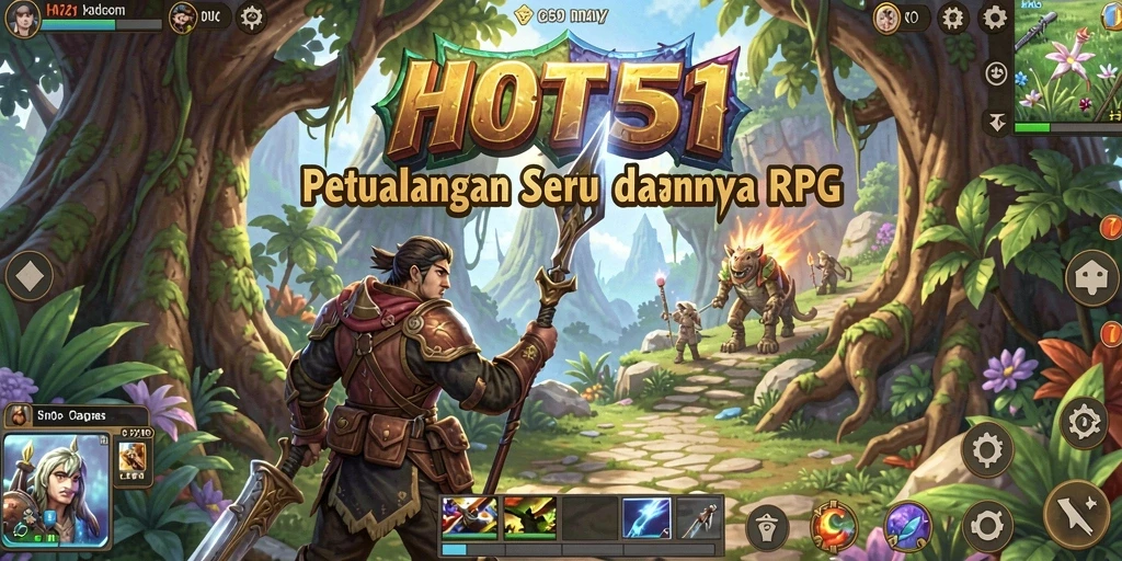 Tampilan gameplay HOT51 yang menegangkan dan penuh aksi RPG.
