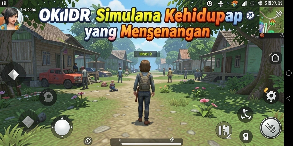 Tangkapan layar gameplay OKIDR dengan karakter dan lingkungan yang menarik.