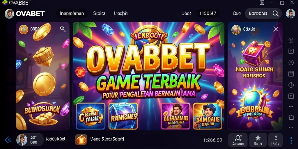 Screenshot gameplay <strong>OVABET</strong> yang menarik dan penuh warna.