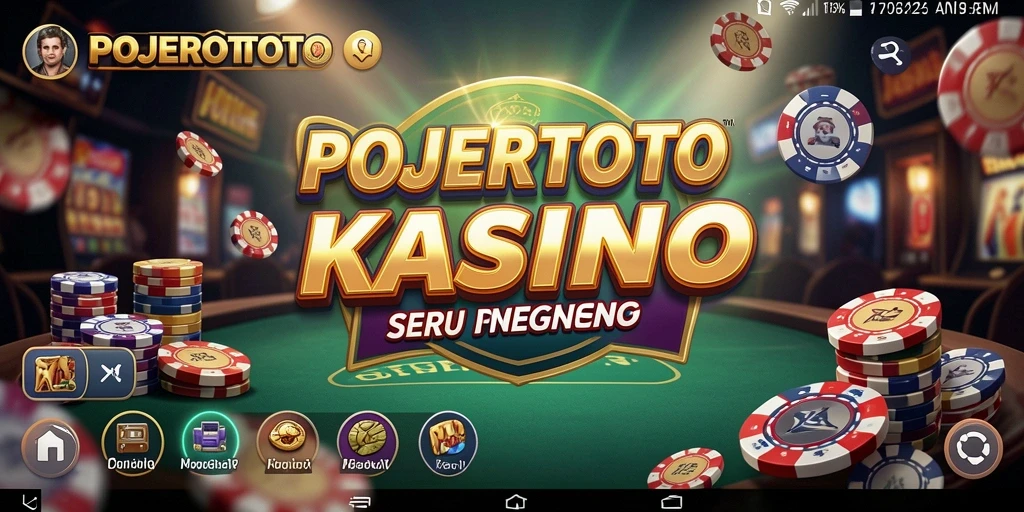 Screenshot POJEROTOTO menampilkan gameplay Kasino yang seru dan mengasyikkan.