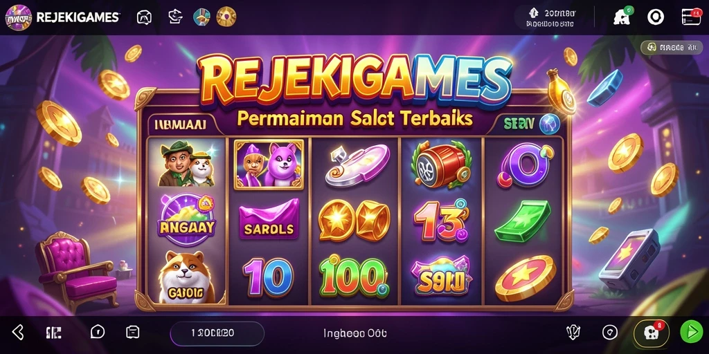 Tampilan gameplay menarik dan seru dari REJEKIGAMES.