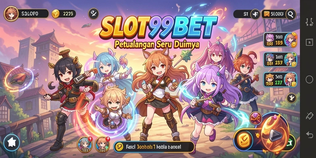 Screenshot menunjukkan gameplay seru dalam dunia Anime.
